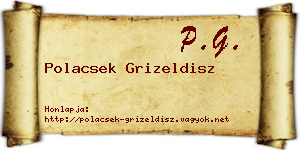 Polacsek Grizeldisz névjegykártya